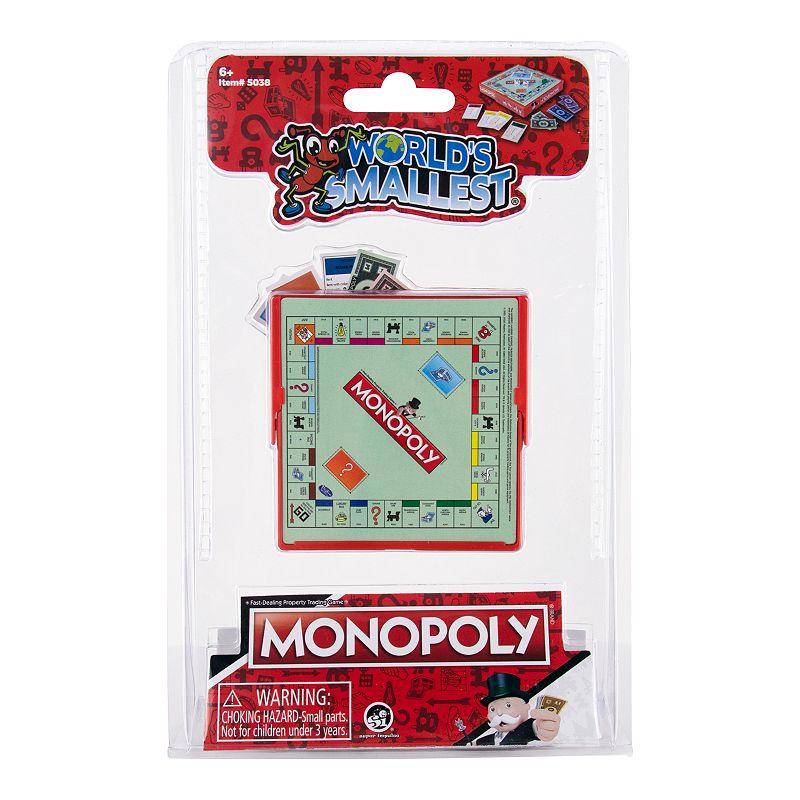 Worlds Smallest Monopoly Game, Multicolor