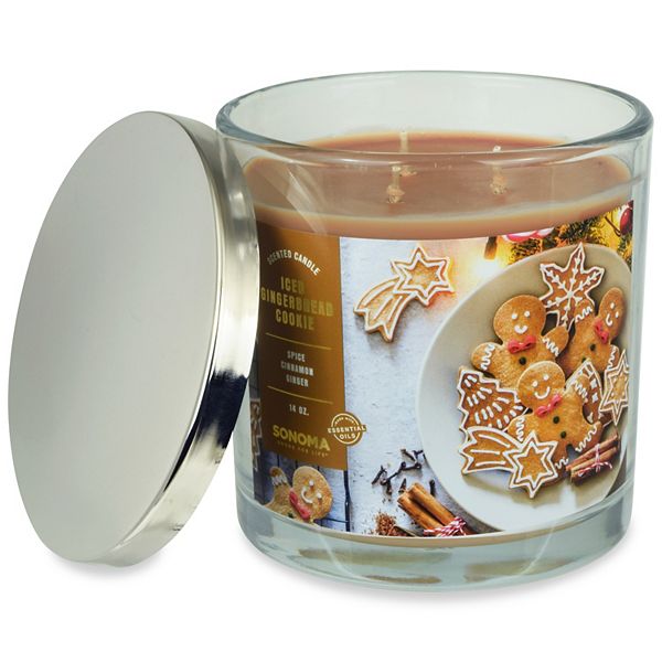Sonoma Goods For Life® Iced Gingerbread Cookie 14oz. Candle Jar