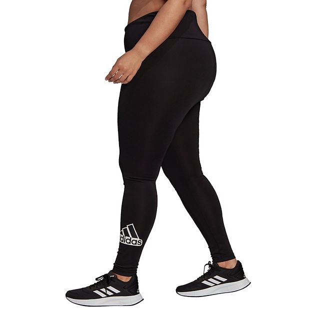 Plus Size adidas Brand Love High-Waisted Leggings