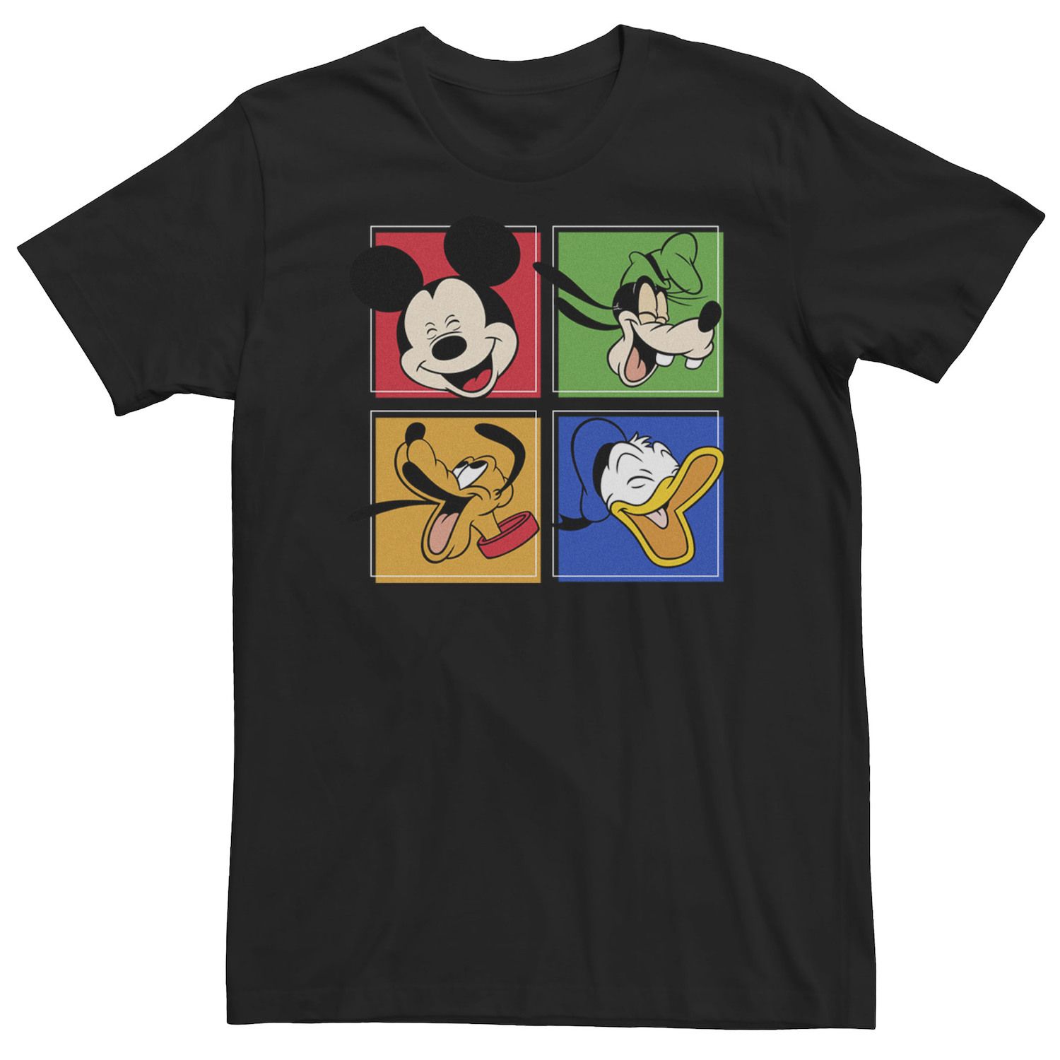 Image for Disney Big & Tall Mickey & Friends Laughing Panels Tee at Kohl's.