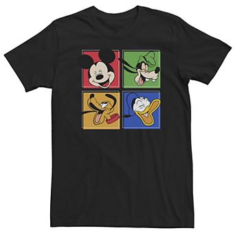 Big & Tall Disney Mickey & Friends Laughing Panels Tee
