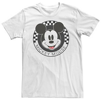 Big & Tall Disney Mickey & Friends Mickey Mouse Checkerboard Circle Tee