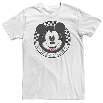 Big & Tall Disney Mickey & Friends Mickey Mouse Checkerboard Circle Tee
