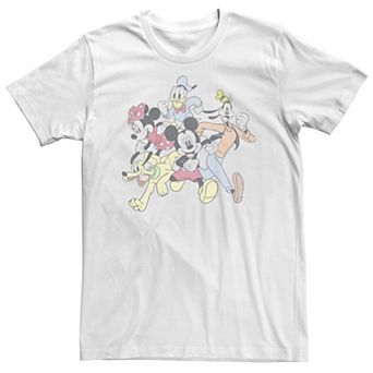 Big & Tall Disney Mickey & Friends Group Shot Running Portrait Tee