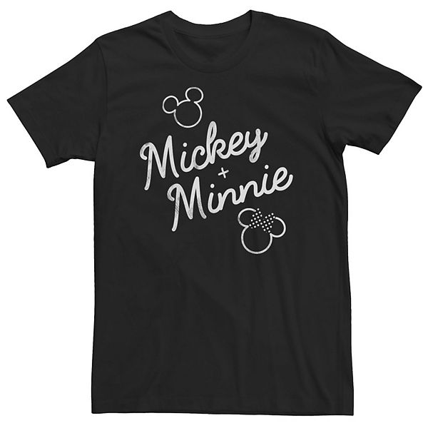 Disney's Mickey Mouse & Minnie Mouse Big & Tall Outline Tee
