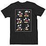 Big & Tall Disney Mickey Mouse Many Emotions Border Tee