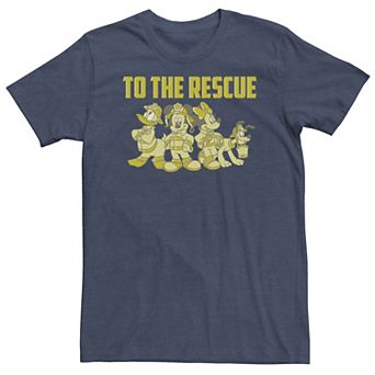 Disney's Mickey & Friends Big & Tall Firefighters To The Rescue Tee
