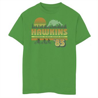 Boys 8-20 Netflix Stranger Things Hawkins Strange Things 85 Retro Graphic Tee