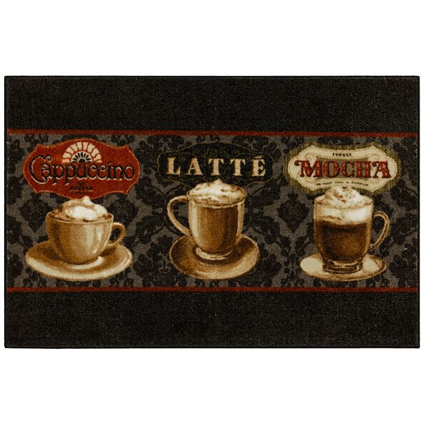 Coffee Pot Shuffle Kitchen Rug