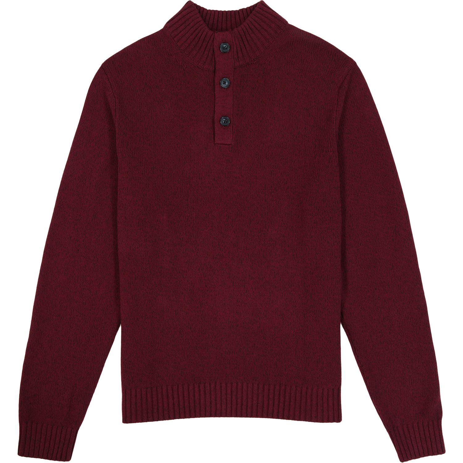 Men's IZOD Holiday Button Mock Sweater