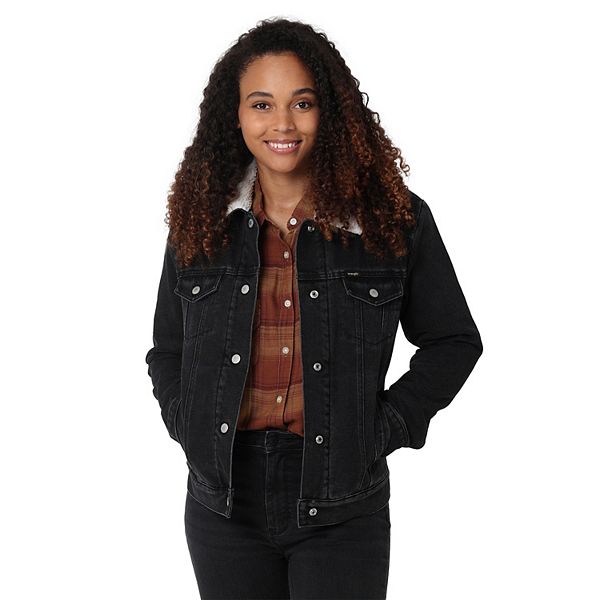 Black denim shop jacket kohls