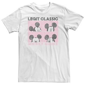 Big & Tall Disney Mickey & Friends Mickey Mouse Legit Classic Panels Tee