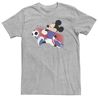 Big & Tall Disney Mickey & Friends USA Soccer Tee