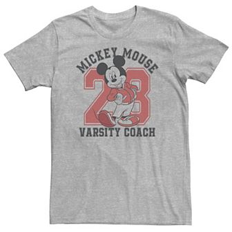 Big & Tall Disney Mickey Mouse Varsity Coach Tee