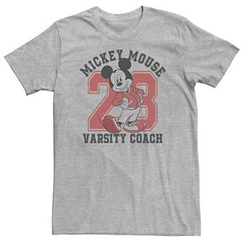 Big & Tall Disney Mickey Mouse Varsity Coach Tee