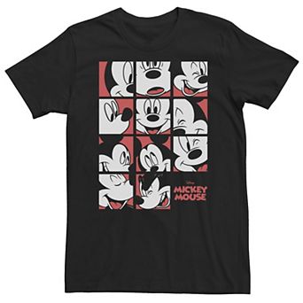 Disney's Mickey Mouse Big & Tall Expressions Boxes Tee