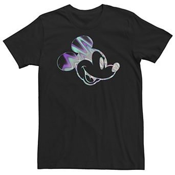 Big & Tall Disney Mickey & Friends Mickey Neon Oil Slick Fill Tee