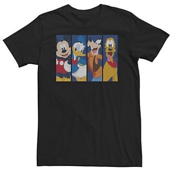 Big & Tall Disney Mickey Mouse Bro Time Panels Tee