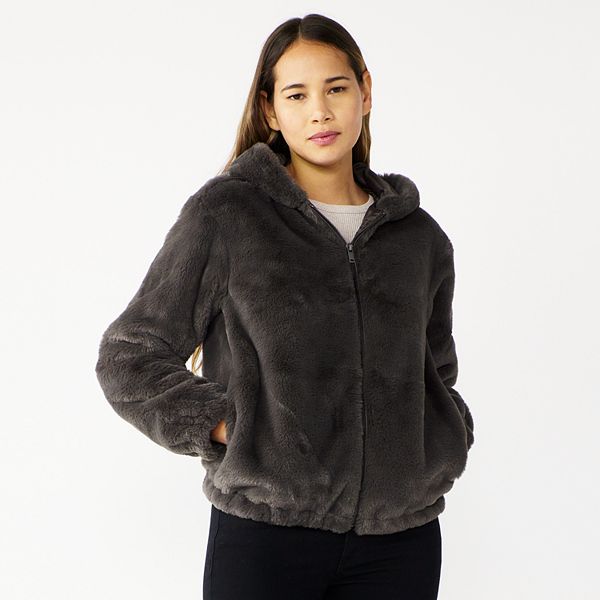 トップス faux fur knit hoodie Fluffy-Knit Hoodie - Powder pink - Kids | H&M US