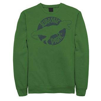 Men's Jurassic Park T-Rex Red Outline Distressed Sweatshirt