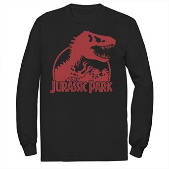 Men's Jurassic Park Classic T-Rex Skeleton Logo Tee