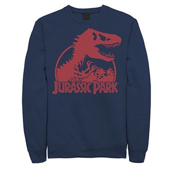 Men's Jurassic Park Classic T-Rex Skeleton Logo Sweatshirt