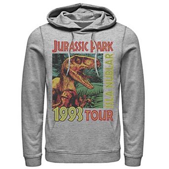 Men's Jurassic Park Isla Nublar 1993 Tour Poster Pullover Hoodie