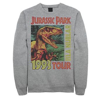 Men's Jurassic Park Isla Nublar 1993 Tour Poster Sweatshirt