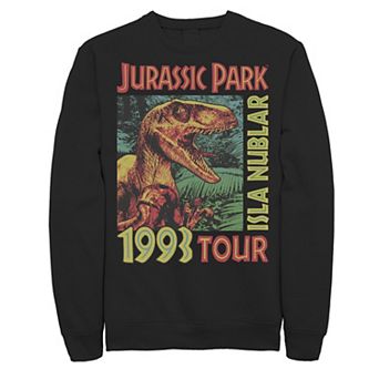Men's Jurassic Park Isla Nublar 1993 Tour Poster Sweatshirt