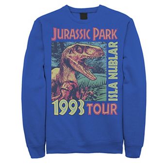 Men's Jurassic Park Isla Nublar 1993 Tour Poster Sweatshirt