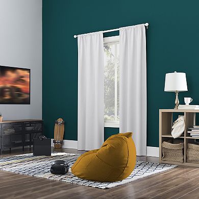 Sun Zero Generation Jules 100% Blackout Rod Pocket Window Curtain