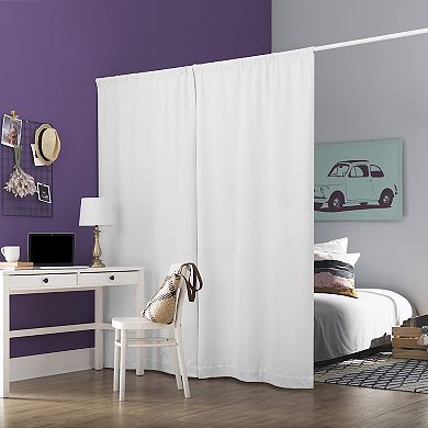 Sun Zero Generation Jules 100% Blackout Rod Pocket Window Curtain