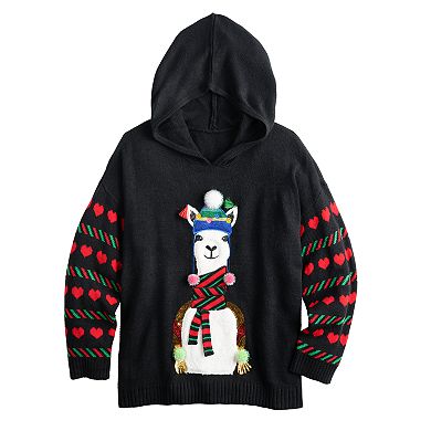 Women's Celebrate Togehter™ Long Sleeve Hooded Christmas Sweater