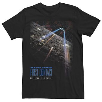 Men's Star Trek First Contact Movie Poster Tee