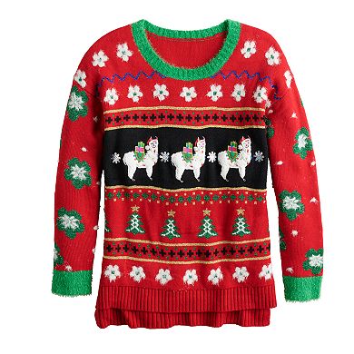 Women's Celebrate Togehter™ Long Sleeve Crewneck Christmas Sweater