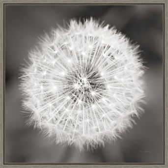 Amanti Art Dandelion Framed Canvas Wall Art