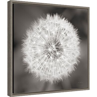 Amanti Art Dandelion Framed Canvas Wall Art
