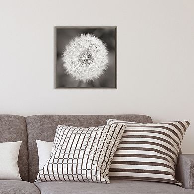 Amanti Art Dandelion Framed Canvas Wall Art