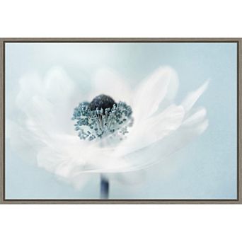 Amanti Art Candy Floss Floral Framed Canvas Wall Art