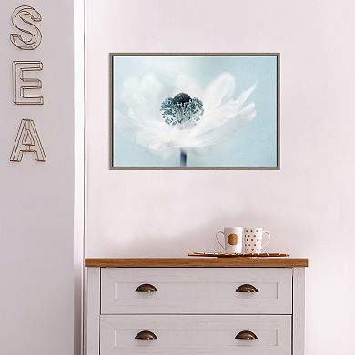 Amanti Art Candy Floss Floral Framed Canvas Wall Art