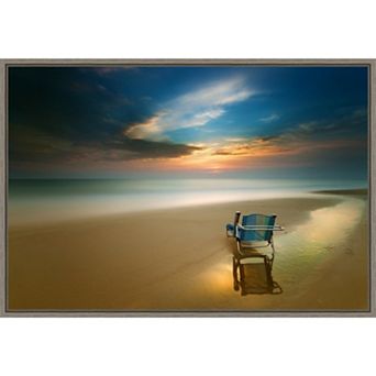 Amanti Art Brand New Day Framed Canvas Wall Art