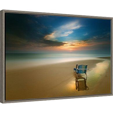 Amanti Art Brand New Day Framed Canvas Wall Art