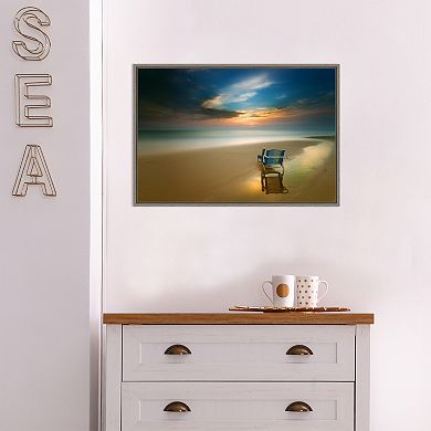 Amanti Art Brand New Day Framed Canvas Wall Art