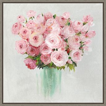Amanti Art Roses Framed Canvas Wall Art