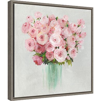Amanti Art Roses Framed Canvas Wall Art