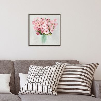 Amanti Art Roses Framed Canvas Wall Art