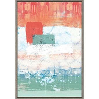 Amanti Art Unexpected Bloom No. 2 Framed Canvas Wall Art