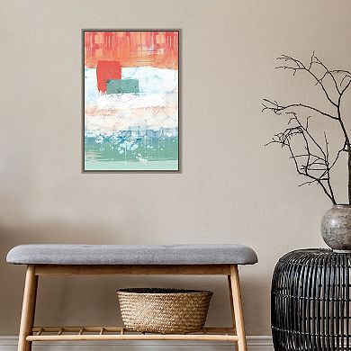 Amanti Art Unexpected Bloom No. 2 Framed Canvas Wall Art