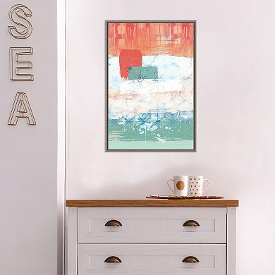 Amanti Art Unexpected Bloom No. 2 Framed Canvas Wall Art