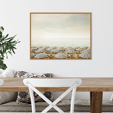 Amanti Art Seaside 4 Beach Framed Canvas Wall Art